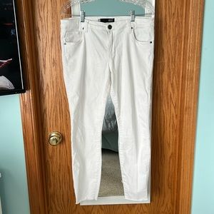 Kut From The Kloth Connie Ankle Skinny Whote Jeans.